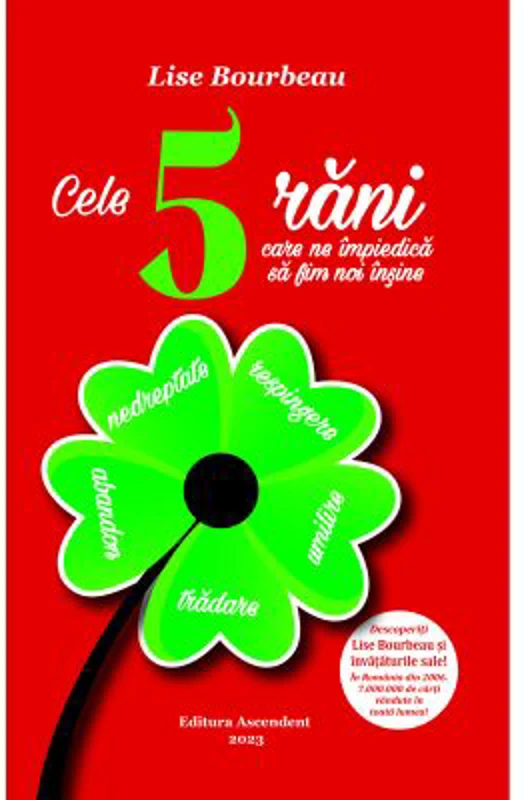 Cele 5 rani care ne impiedica sa fim noi insine - Lise Bourbeau