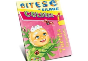 Citesc pe silabe, colorez. Turtita fermecata