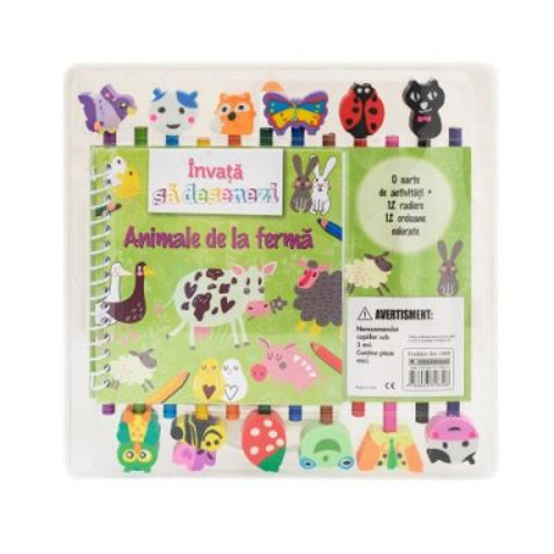 Invata sa desenezi animale de la ferma