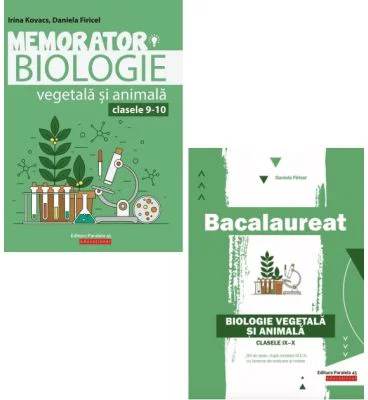 Pachet Bacalaureat. Biologie vegetala si animala clasele 9-10