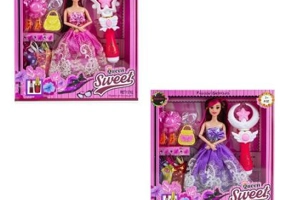 Papusa cu accesorii + bagheta