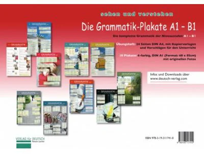 Die Grammatik-Plakate A1-B1 Ubungsheft und 10 Plakate - Renate Luscher