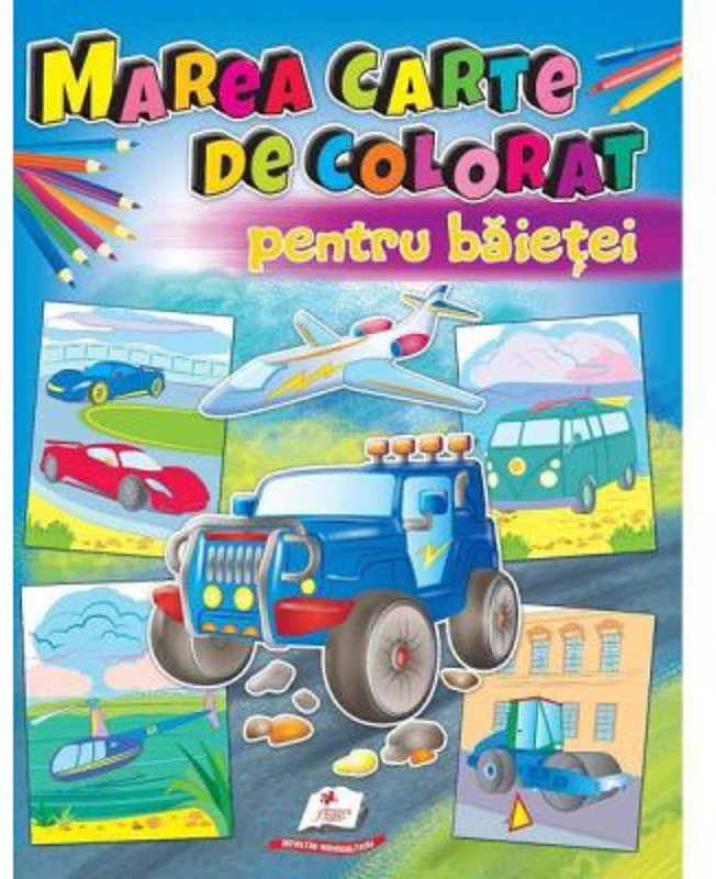 Marea carte de colorat pentru baietei