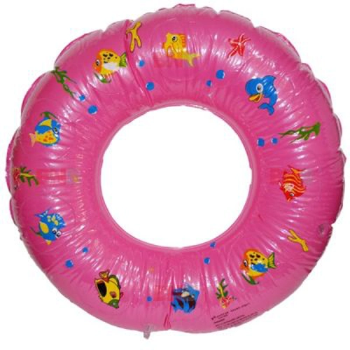 Colac baie gonflabil, cu alveole, 60 cm, roz