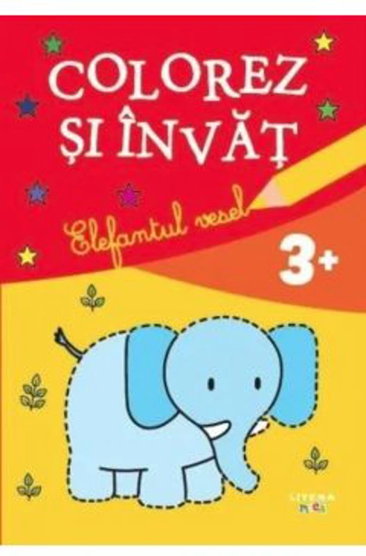Colorez si invat. Elefantul vesel