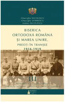 Biserica Ortodoxa Romana si Marea Unire. Preoti in transee. 1916-1919. Volumul 3. Activitatea preotilor militari in spitale militare, ambulante, trenu