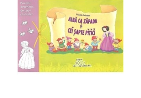 Povesti desenate, de copii colorate. Alba ca Zapada si cei sapte pitici
