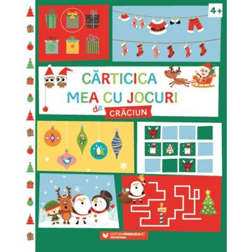 Carticica mea cu jocuri de Craciun (4+)