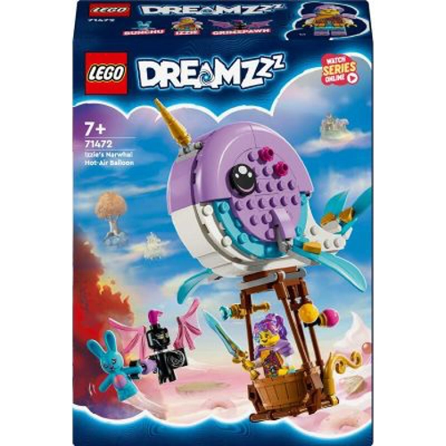 LEGO DREAMZzz. Balonul cu aer cald in forma de narval 71472, 156 piese