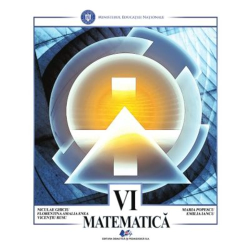 Matematica, manual pentru clasa a 6-a