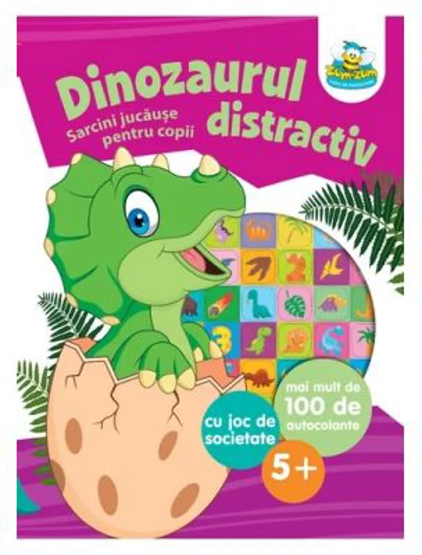 Dinozaurul distractiv. Sarcini jucause pentru copii