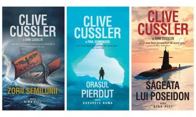 Pachet format din 3 titluri Zorii semilunii, Orasul pierdut, Sageata lui Poseidon - Clive Cussler Dirk Cussler