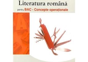 Literatura romana pentru BAC. Concepte operationale