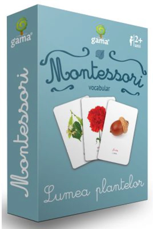 Lumea plantelor. Carti de joc Montessori