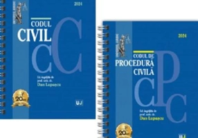 Pachet Codul Civil si Codul de procedura civila. Ianuarie 2024. Editii Spiralate