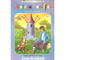 Motanul incaltat. Carte de colorat