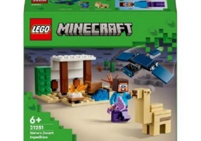 LEGO Minecraft. Expeditia lui Steve in desert 21251, 75 piese
