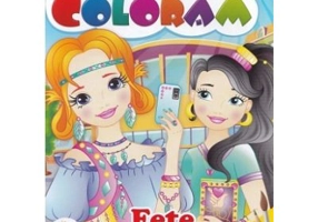 Privim si coloram. Fete elegante