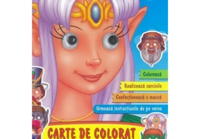 Personaje din basme-Carte de colorat cu ochisori