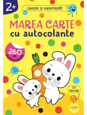 Marea carte cu autocolante (2+)