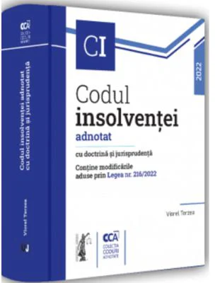 Codul insolventei adnotat cu doctrina si jurisprudenta - Viorel Terzea