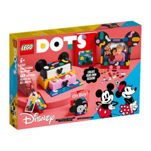 LEGO DOTS. Pachet Back to school Mickey Mouse si Minnie Mouse 41964, 669 piese