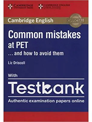 Common Mistakes at PET and How to Avoid Them (Paperback with Testbank)