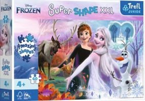 Puzzle Primo Super shape XXL 60 Disney. Frozen Surorile dansatoare, Trefl