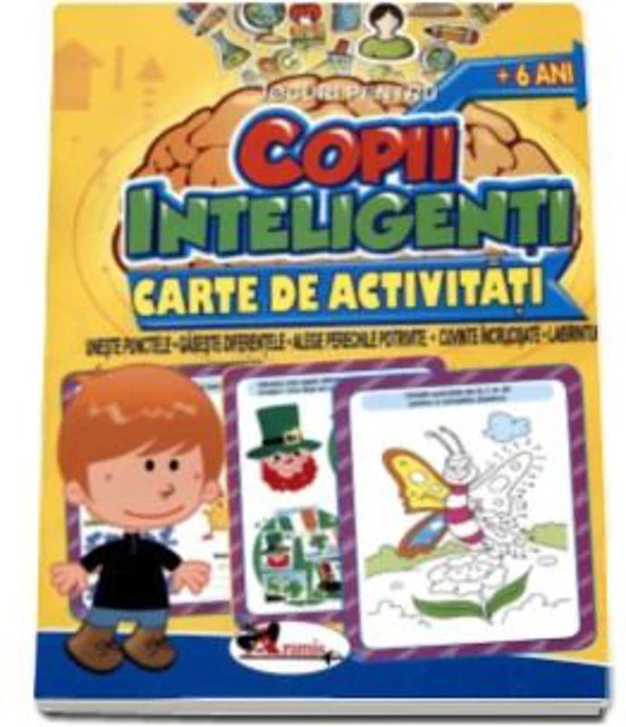 Jocuri pentru copii inteligenti - 6 ani. Carte de activitati