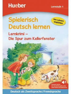 Spielerisch Deutsch lernen Lernkrimi Die Spur zum Kellerfenster Buch mit MP3-Download - Christiane Wittenburg