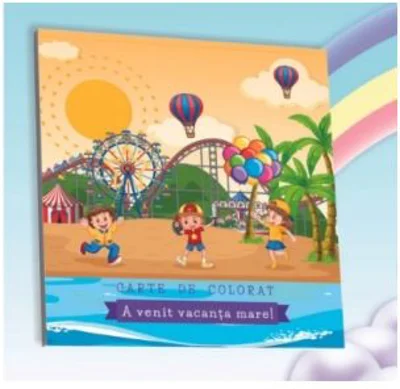 Carte de colorat. A venit vacanta mare!