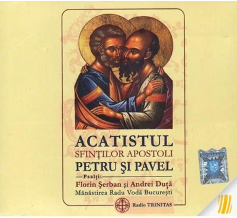 CD audio Acatistul Sfintilor Apostoli Petru si Pavel