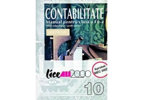 Contabilitate. Manual pentru clasa a 10-a