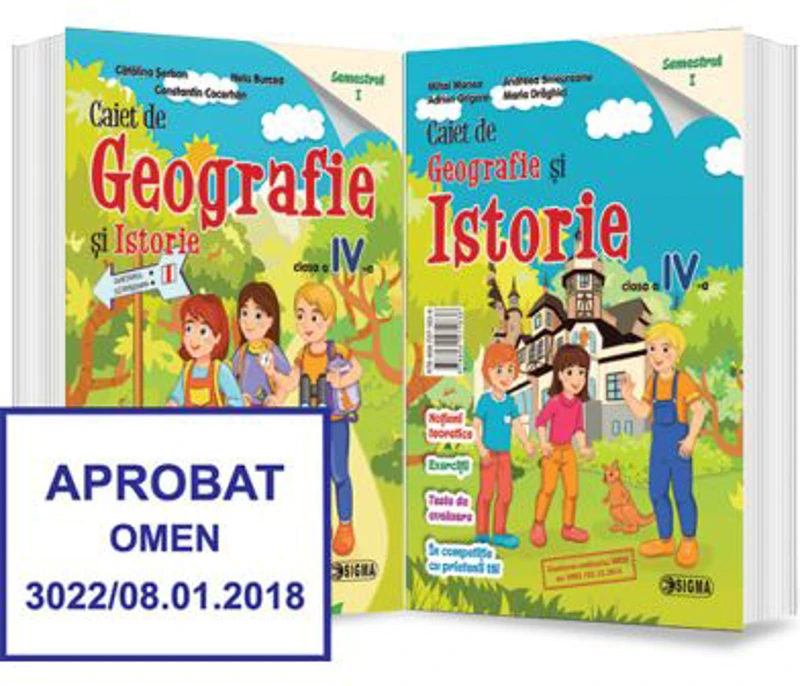 Caiet de pregatire la Istorie si Geografie. Clasa a 4-a, semestrul 1 - Catalina Serban