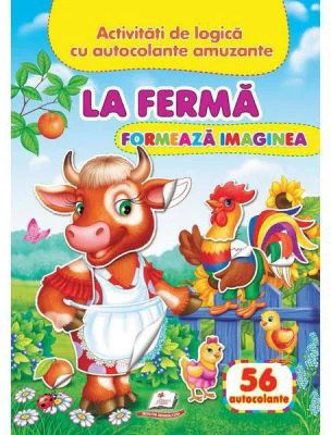 La ferma. Formeaza imaginea. 56 autocolante