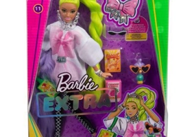 Papusa Barbie Extra, par verde neon