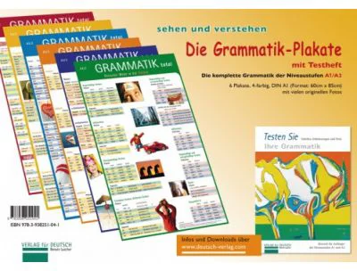 Die Grammatik-Plakate A1-A2 Testheft und 6 Plakate - Renate Luscher