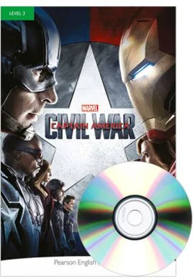 English Readers Level 3. Marvel Captain America. Civil War Book + CD - Coleen Degnan Veness