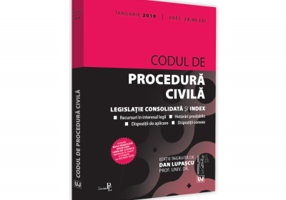 Codul de procedura civila, ianuarie 2019. Editie tiparita pe hartie alba. Legislatie consolidata si index