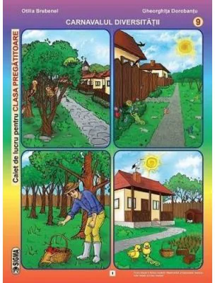 Carnavalul diversitatii. Caiet de lucru pentru clasa pregatitoare. Semestrul 2 - Otilia Brebenel