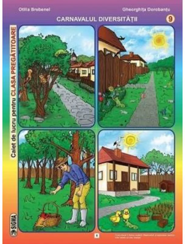 Carnavalul diversitatii. Caiet de lucru pentru clasa pregatitoare. Semestrul 2 - Otilia Brebenel