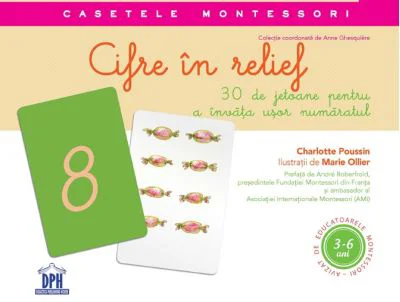 Cifre in relief. Montessori - Charlotte Poussin