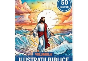Carte de colorat pentru copii, 50 de ilustratii Biblice, Volumul 2