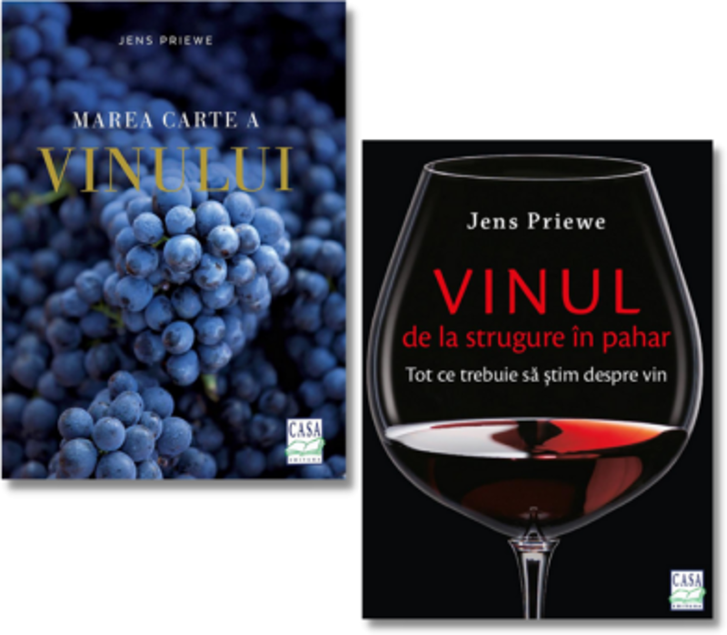 Pachet Marea carte a vinului + Vinul de la strugure in pahar