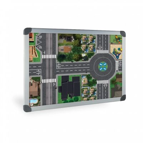 Macheta stradala magnetica pentru scolile de soferi, 90 x 120 cm