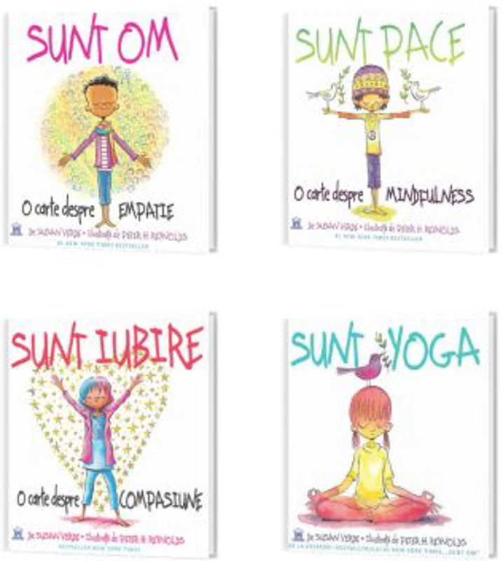 Pachet format din 4 titluri Sunt om. O carte despre empatie, Sunt Pace, Sunt iubire, Sunt yoga - Susan Verde