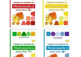 Pachet Complet Culegerile de probleme de matematica PUISORUL clasele 5, 6, 7 si 8 - Ioana Monalisa Manea