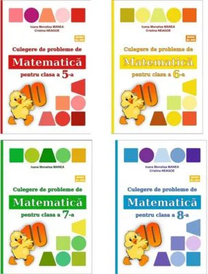 Pachet Complet Culegerile de probleme de matematica PUISORUL clasele 5, 6, 7 si 8 - Ioana Monalisa Manea