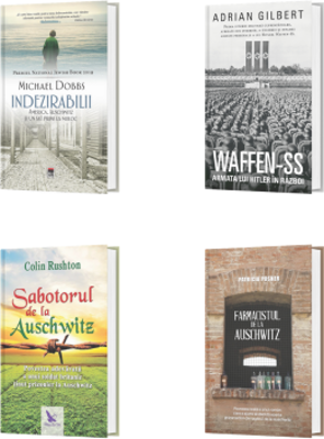 Pachet format din 4 titluri Indezirabilii, WAFFEN-SS Armata lui Hitler, Farmacistul de la Auschwitzz, Sabotorul - Michael Dobbs, Adrian Gilbert