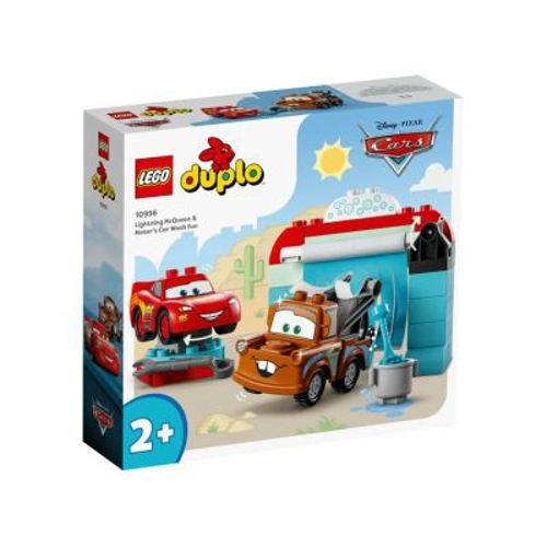 LEGO Duplo. Distractie la spalatorie cu Lightning McQueen si Mater 10996, 29 piese